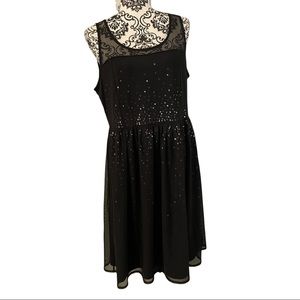 Lane Bryant sequin fit and flare dress